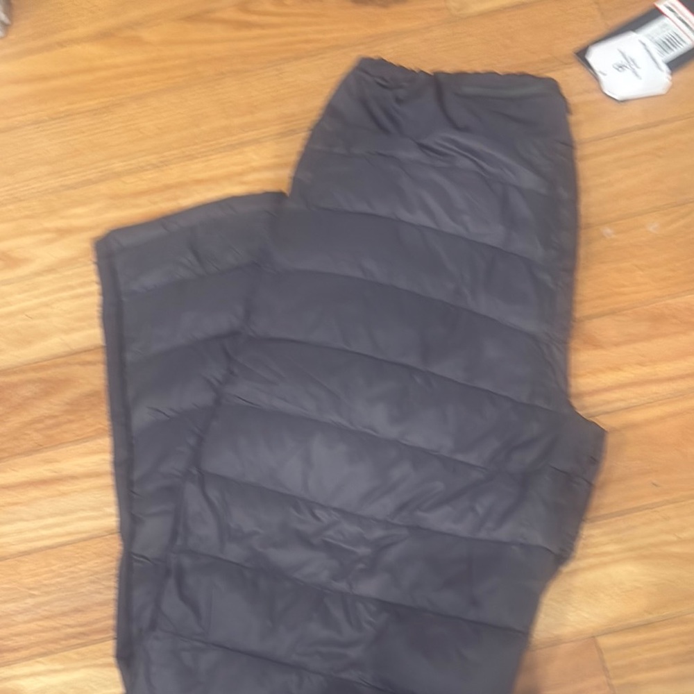 Gray Puffer Winter Pants Small NWT